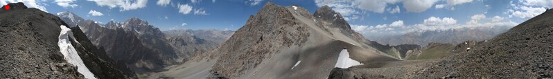 круговая панорама, снятая чуть выше пер.Зинах Нижн.