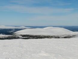     view to the north along the ridge