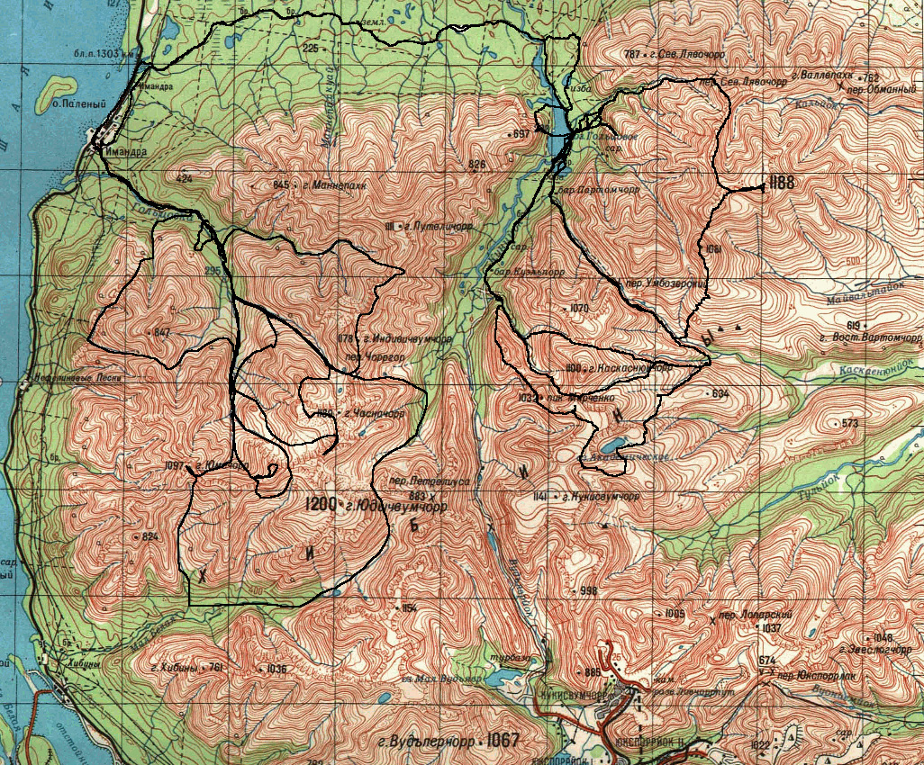     (1:200 000), 1 Mb