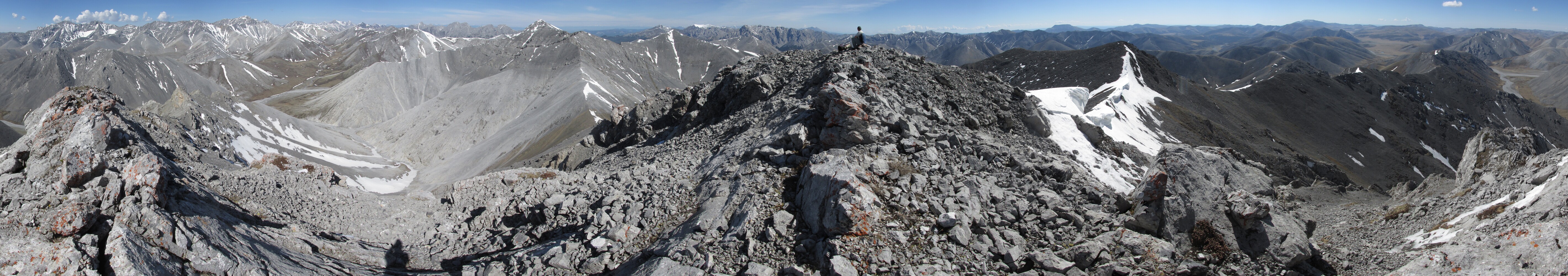 круговая панорама с вершины 2834
