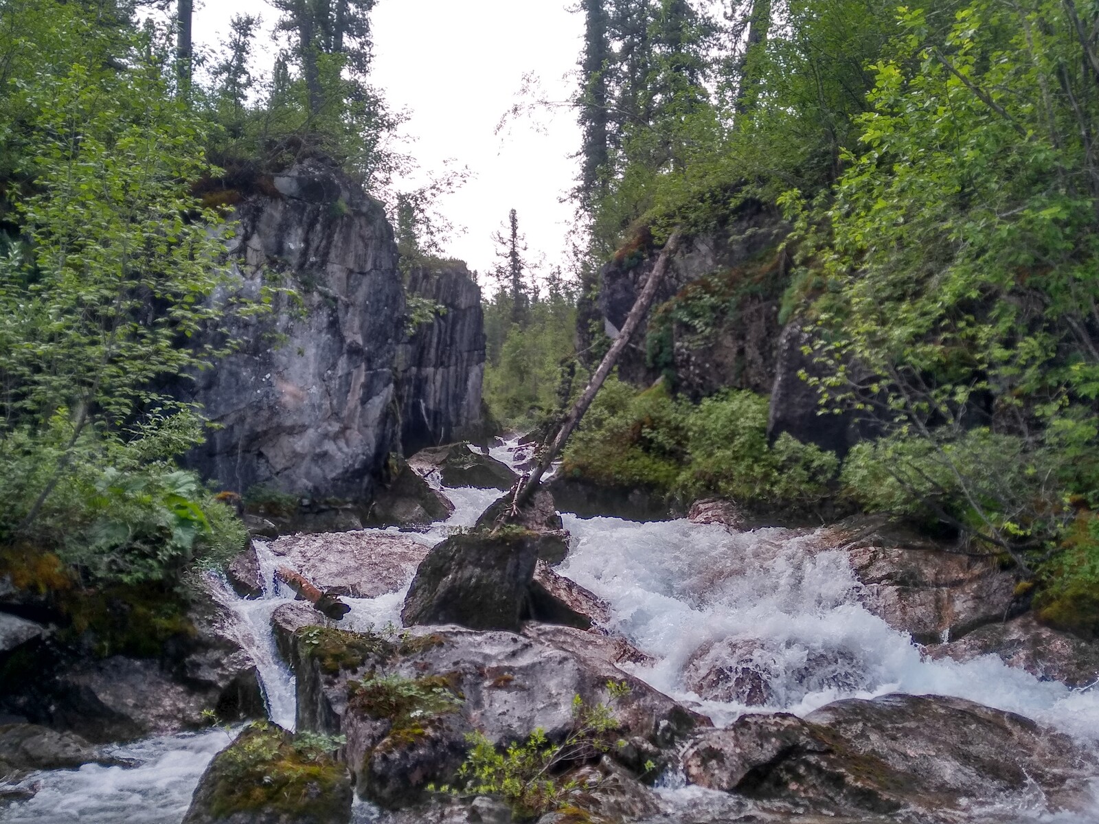 Каньон в верховьях Б. Агула