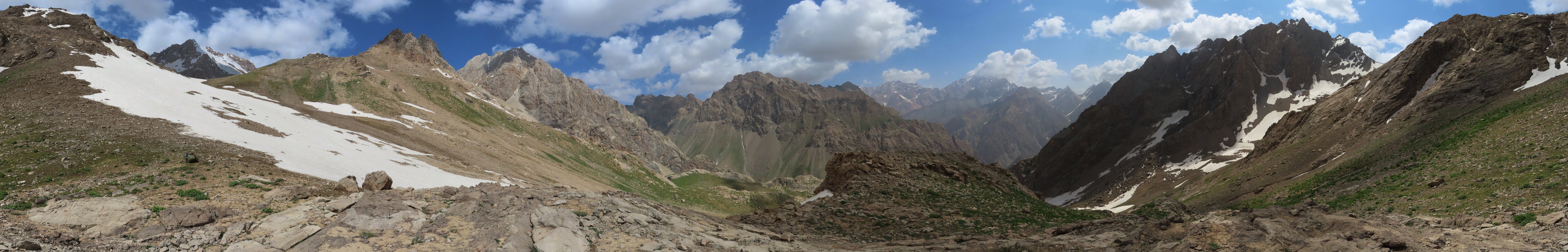         -2 circular panorama from the way between Poltava Poltava-2 passes