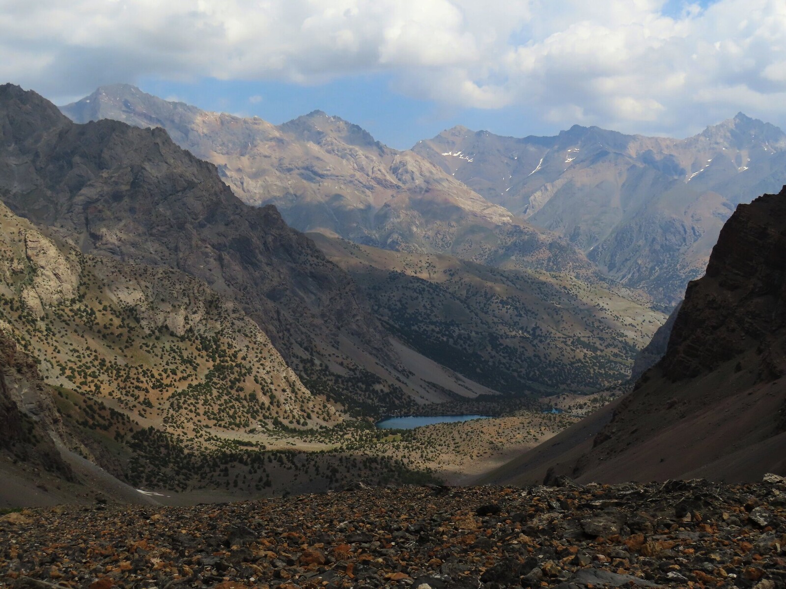     view down the valley
