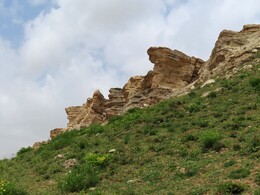    rocks at the top