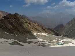      view from the pass to the north