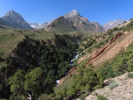    the gorge on Dikandara