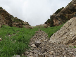     ascent to the Obzorny pass