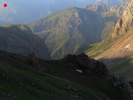  ,     view back, camping place and spring