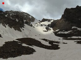   .   view of the Zveriny pass from north