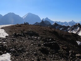   . The summit above Kishinevsky pass