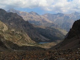     view down the valley