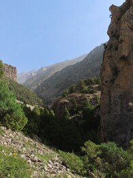    exit from the canyon