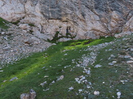    spring under a rock