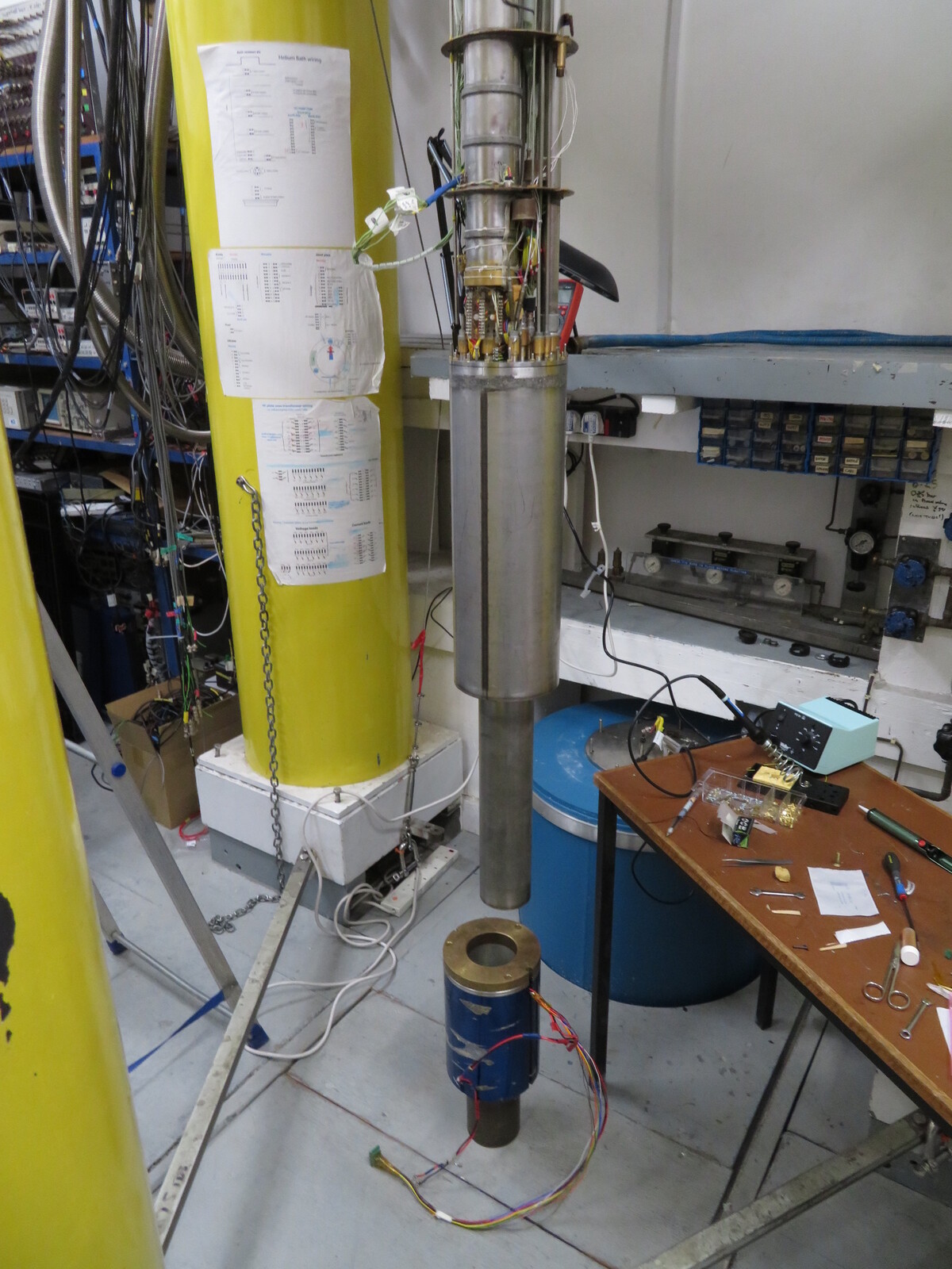 first run of the cryostat
