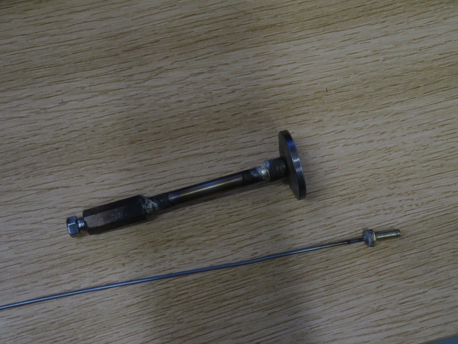 1/16" pipe adapters made in the workshop