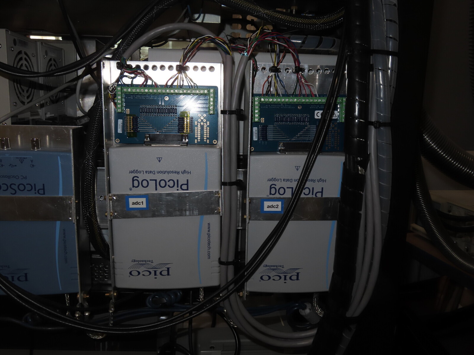 all outputs connected to ADC