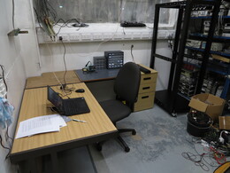 New tables and device rack