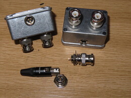 BNC to tiny XLR adapters for lock-in inputs
