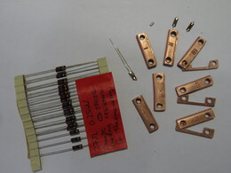 resistors and first design of copper holders