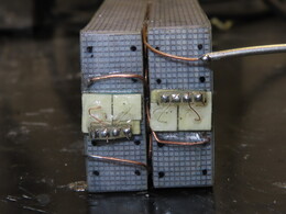 bottom side of inner cells, bolometer boxes and filling lines