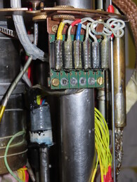 Old feedthrough - upper PCB
