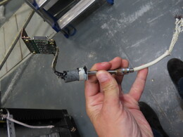 old feedthrough extracted