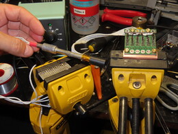 soldering upper PCB